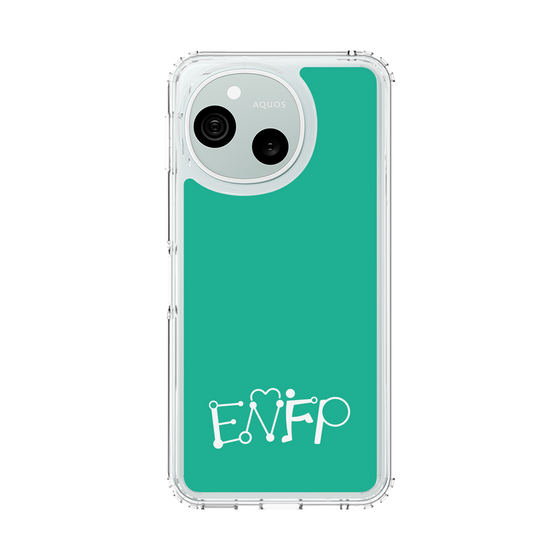 スリムプロテクションケース［ オリジナル - ENFP 運動家 - アルファベット - グリーン ］