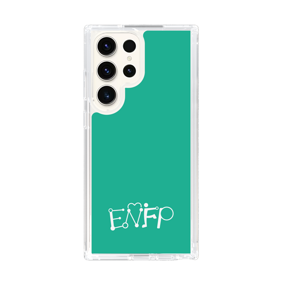 スリムプロテクションケース［ オリジナル - ENFP 運動家 - アルファベット - グリーン ］