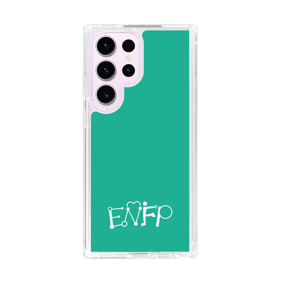 スリムプロテクションケース［ オリジナル - ENFP 運動家 - アルファベット - グリーン ］