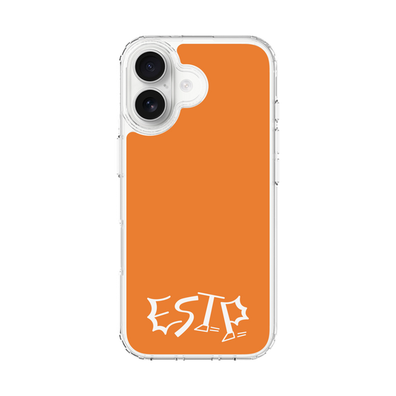 スリムプロテクションケース［ オリジナル - ESTP 起業家 - アルファベット - オレンジ ］