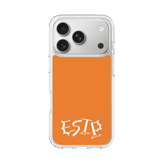 スリムプロテクションケース［ オリジナル - ESTP 起業家 - アルファベット - オレンジ ］