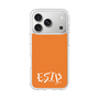 スリムプロテクションケース［ オリジナル - ESTP 起業家 - アルファベット - オレンジ ］