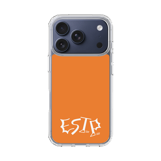 スリムプロテクションケース［ オリジナル - ESTP 起業家 - アルファベット - オレンジ ］