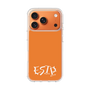 スリムプロテクションケース［ オリジナル - ESTP 起業家 - アルファベット - オレンジ ］