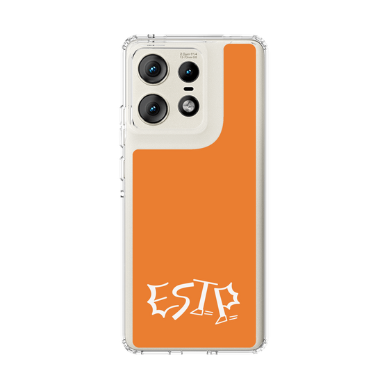 スリムプロテクションケース［ オリジナル - ESTP 起業家 - アルファベット - オレンジ ］