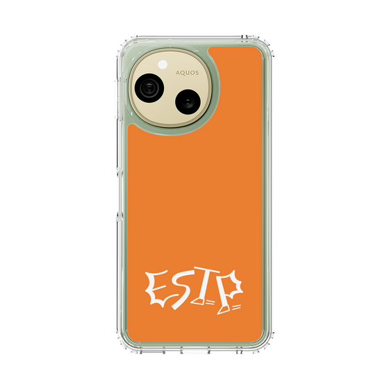 スリムプロテクションケース［ オリジナル - ESTP 起業家 - アルファベット - オレンジ ］