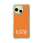 スリムプロテクションケース［ オリジナル - ESTP 起業家 - アルファベット - オレンジ ］