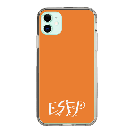 スリムプロテクションケース［ オリジナル - ESFP エンターテイナー - アルファベット - オレンジ ］