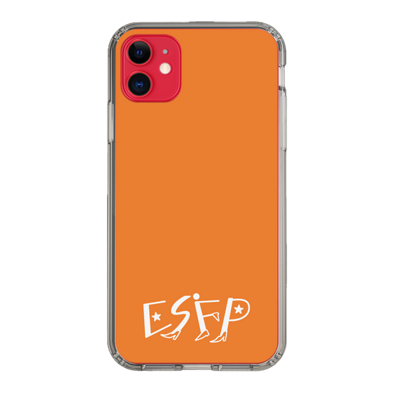 スリムプロテクションケース［ オリジナル - ESFP エンターテイナー - アルファベット - オレンジ ］