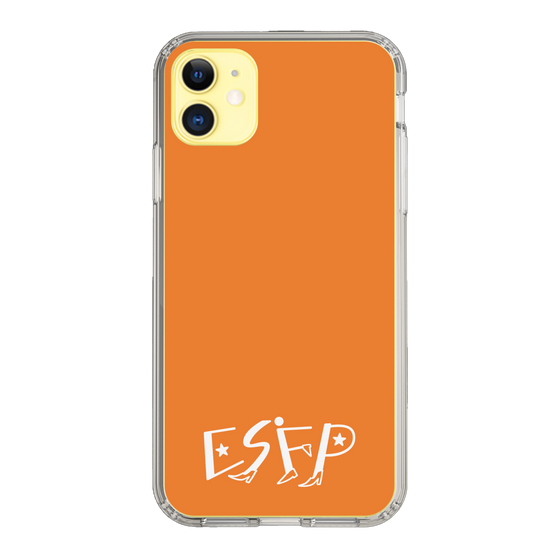 スリムプロテクションケース［ オリジナル - ESFP エンターテイナー - アルファベット - オレンジ ］