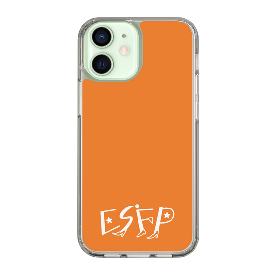 スリムプロテクションケース［ オリジナル - ESFP エンターテイナー - アルファベット - オレンジ ］