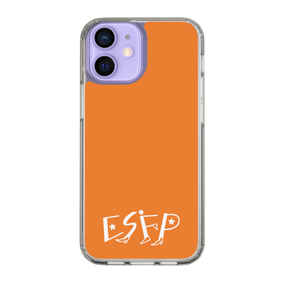 スリムプロテクションケース［ オリジナル - ESFP エンターテイナー - アルファベット - オレンジ ］