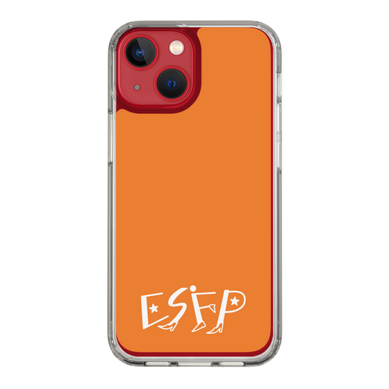 スリムプロテクションケース［ オリジナル - ESFP エンターテイナー - アルファベット - オレンジ ］