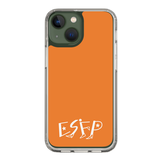 スリムプロテクションケース［ オリジナル - ESFP エンターテイナー - アルファベット - オレンジ ］