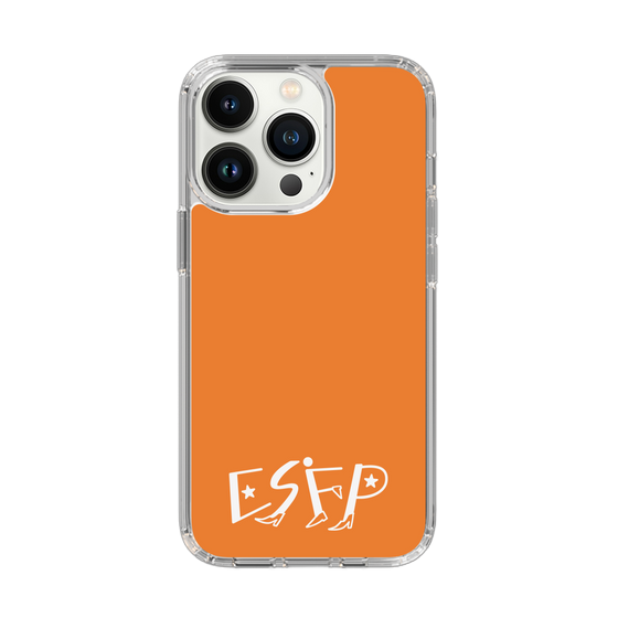 スリムプロテクションケース［ オリジナル - ESFP エンターテイナー - アルファベット - オレンジ ］