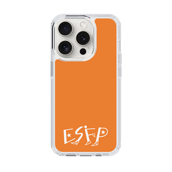 スリムプロテクションケース［ オリジナル - ESFP エンターテイナー - アルファベット - オレンジ ］