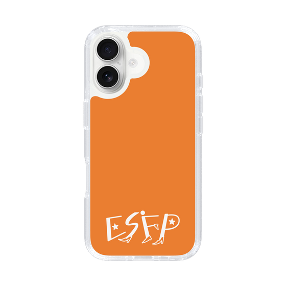 スリムプロテクションケース［ オリジナル - ESFP エンターテイナー - アルファベット - オレンジ ］