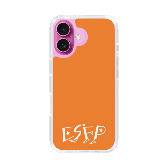 スリムプロテクションケース［ オリジナル - ESFP エンターテイナー - アルファベット - オレンジ ］