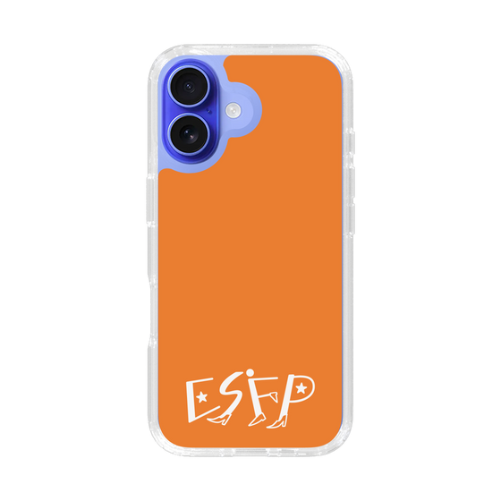 スリムプロテクションケース［ オリジナル - ESFP エンターテイナー - アルファベット - オレンジ ］