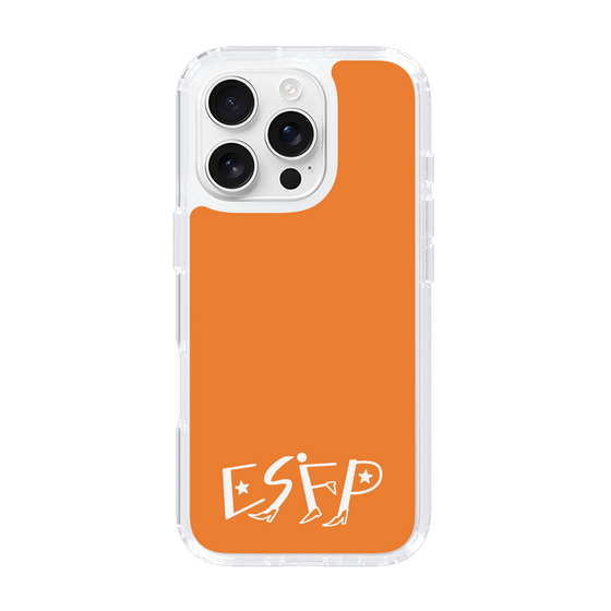 スリムプロテクションケース［ オリジナル - ESFP エンターテイナー - アルファベット - オレンジ ］