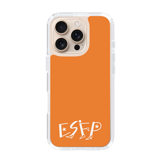 スリムプロテクションケース［ オリジナル - ESFP エンターテイナー - アルファベット - オレンジ ］