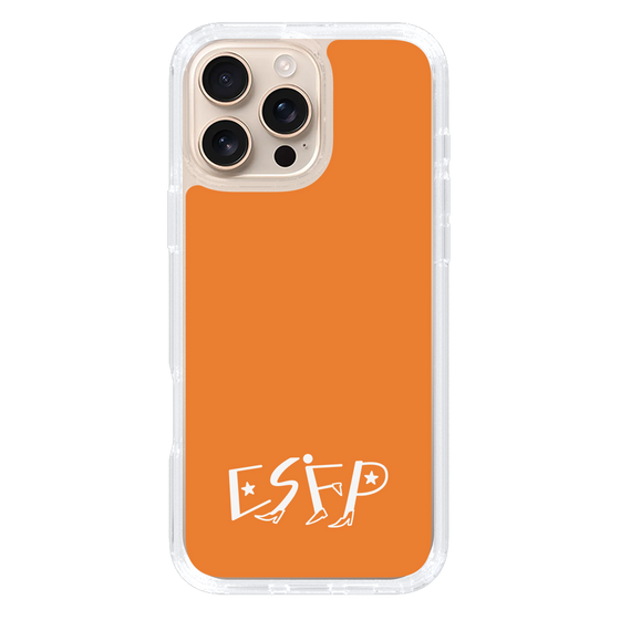 スリムプロテクションケース［ オリジナル - ESFP エンターテイナー - アルファベット - オレンジ ］