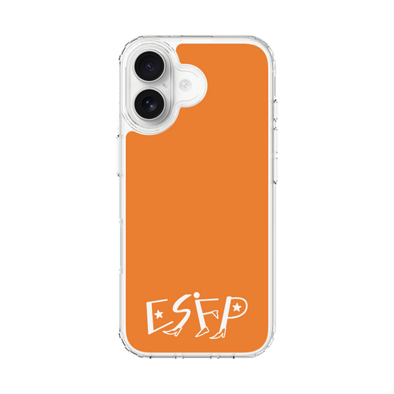 スリムプロテクションケース［ オリジナル - ESFP エンターテイナー - アルファベット - オレンジ ］