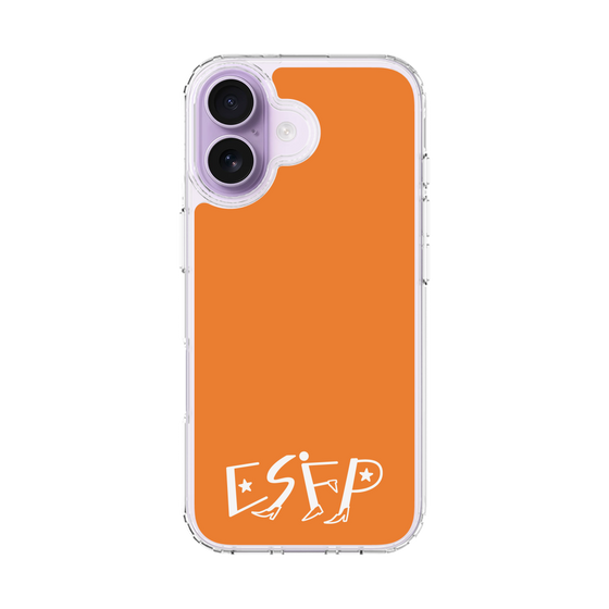 スリムプロテクションケース［ オリジナル - ESFP エンターテイナー - アルファベット - オレンジ ］