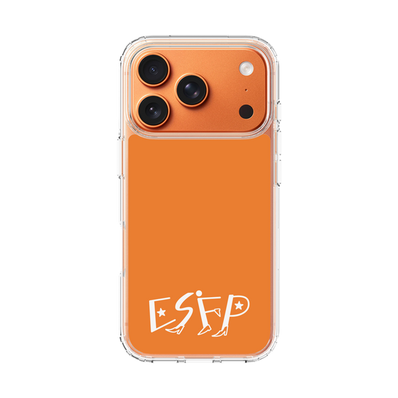 スリムプロテクションケース［ オリジナル - ESFP エンターテイナー - アルファベット - オレンジ ］