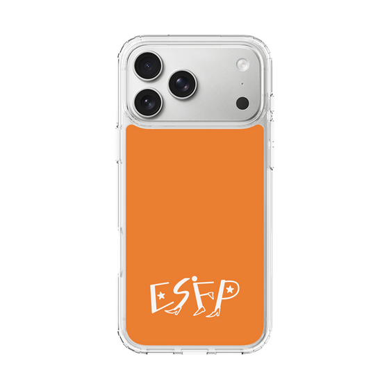 スリムプロテクションケース［ オリジナル - ESFP エンターテイナー - アルファベット - オレンジ ］