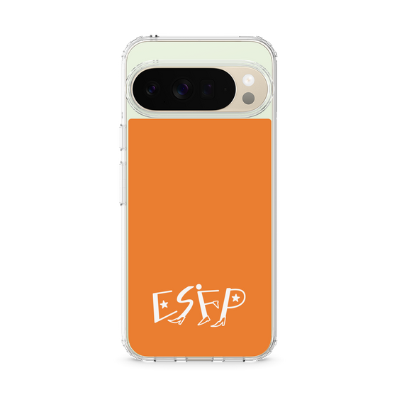 スリムプロテクションケース［ オリジナル - ESFP エンターテイナー - アルファベット - オレンジ ］