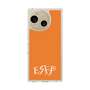 スリムプロテクションケース［ オリジナル - ESFP エンターテイナー - アルファベット - オレンジ ］