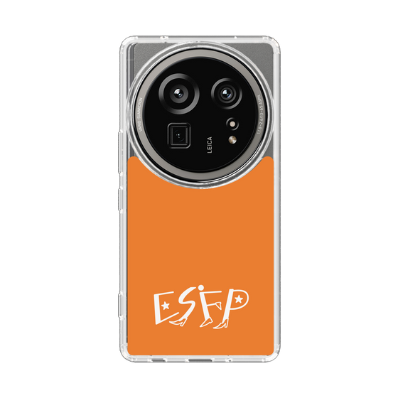 スリムプロテクションケース［ オリジナル - ESFP エンターテイナー - アルファベット - オレンジ ］