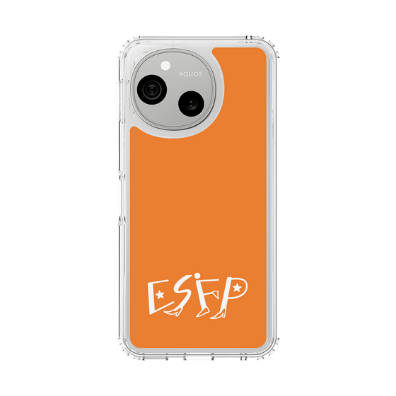 スリムプロテクションケース［ オリジナル - ESFP エンターテイナー - アルファベット - オレンジ ］