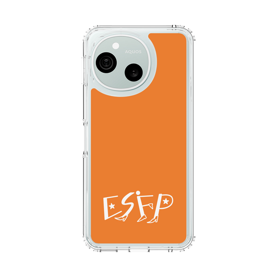 スリムプロテクションケース［ オリジナル - ESFP エンターテイナー - アルファベット - オレンジ ］