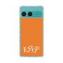 スリムプロテクションケース［ オリジナル - ESFP エンターテイナー - アルファベット - オレンジ ］