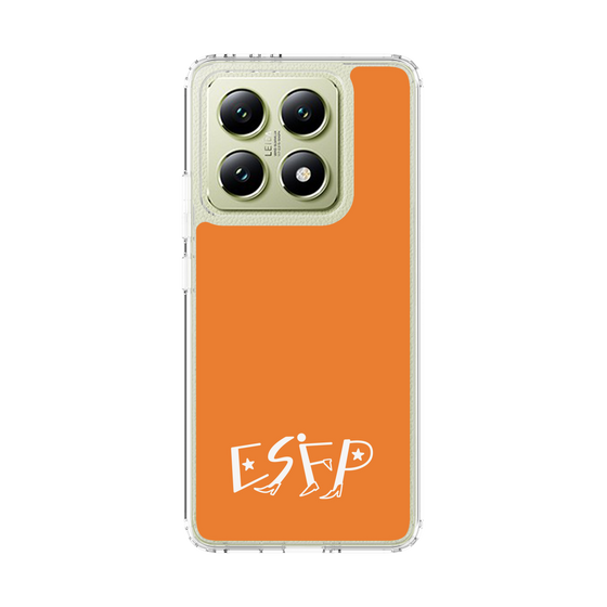 スリムプロテクションケース［ オリジナル - ESFP エンターテイナー - アルファベット - オレンジ ］