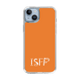 スリムプロテクションケース［ オリジナル - ISFP 冒険家 - アルファベット - オレンジ ］