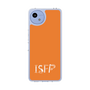 スリムプロテクションケース［ オリジナル - ISFP 冒険家 - アルファベット - オレンジ ］