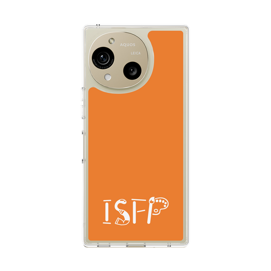スリムプロテクションケース［ オリジナル - ISFP 冒険家 - アルファベット - オレンジ ］