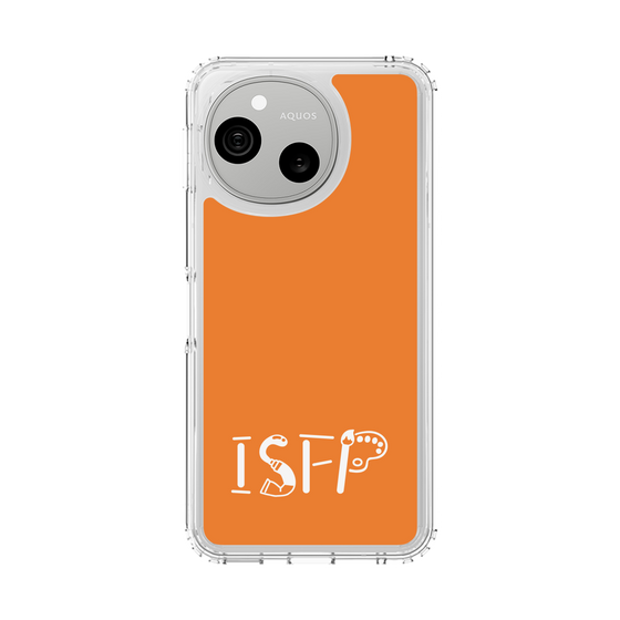 スリムプロテクションケース［ オリジナル - ISFP 冒険家 - アルファベット - オレンジ ］