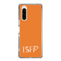 スリムプロテクションケース［ オリジナル - ISFP 冒険家 - アルファベット - オレンジ ］