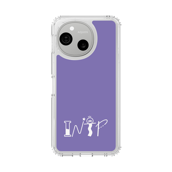 スリムプロテクションケース［ オリジナル - INTP 論理学者 - アルファベット - パープル ］