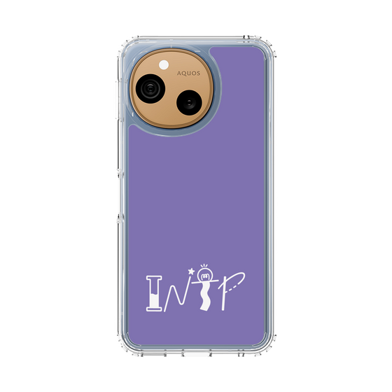 スリムプロテクションケース［ オリジナル - INTP 論理学者 - アルファベット - パープル ］