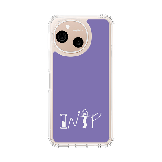 スリムプロテクションケース［ オリジナル - INTP 論理学者 - アルファベット - パープル ］