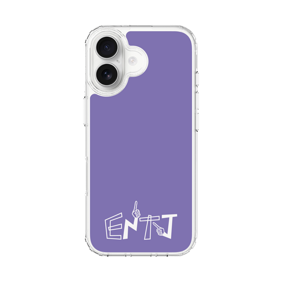 スリムプロテクションケース［ オリジナル - ENTJ 指揮官 - アルファベット - パープル ］