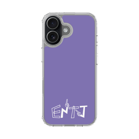 スリムプロテクションケース［ オリジナル - ENTJ 指揮官 - アルファベット - パープル ］