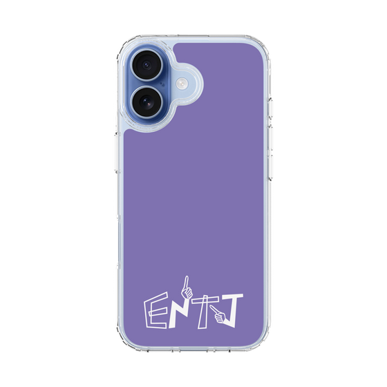 スリムプロテクションケース［ オリジナル - ENTJ 指揮官 - アルファベット - パープル ］