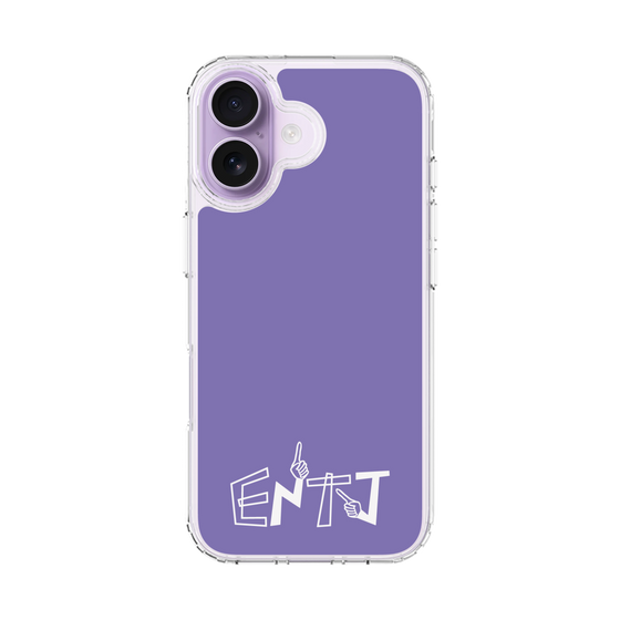 スリムプロテクションケース［ オリジナル - ENTJ 指揮官 - アルファベット - パープル ］
