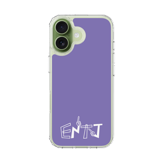 スリムプロテクションケース［ オリジナル - ENTJ 指揮官 - アルファベット - パープル ］